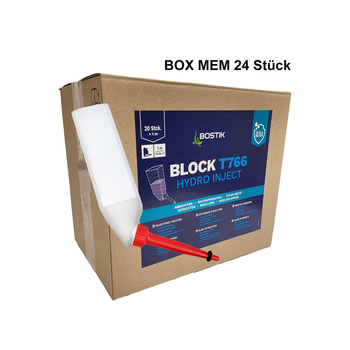 BOX BOSTIK BLOCK T766 HYDRO INJECT (MEM) Injektionstrichter 24 Stück