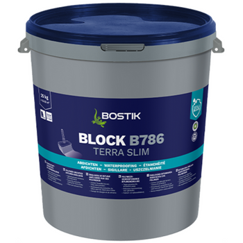 Bostik BLOCK B786 TERRA SLIM Abdichtung bitumen dichtmasse water stop Keller Wand 25 KG