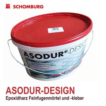 OUTLET SCHOMBURG Asodur-Design Epoxidharz Klebemörtel Fliesen 6 KG Opalgrün