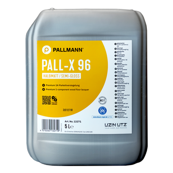 PALLMANN PALL-X 96 halbmatt Holzfußböden Naturkorkböden Parkettversiegelung 5 L