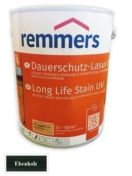 Remmers Dauershutz-Lasur Langzeit-Lasur UV 5 L Holzschutz Holzlasur - Ebenholz