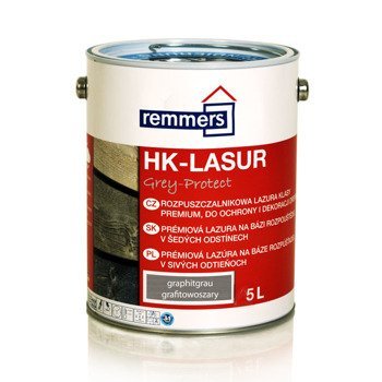 Remmers HK-Lasur Grey-Protect 5 L Holzlasur Holzschutz - Graphitgrau