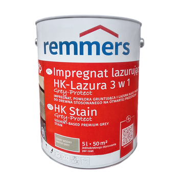 Remmers HK-Lasur Grey-Protect 5 L Holzlasur Holzschutz - Wassergrau
