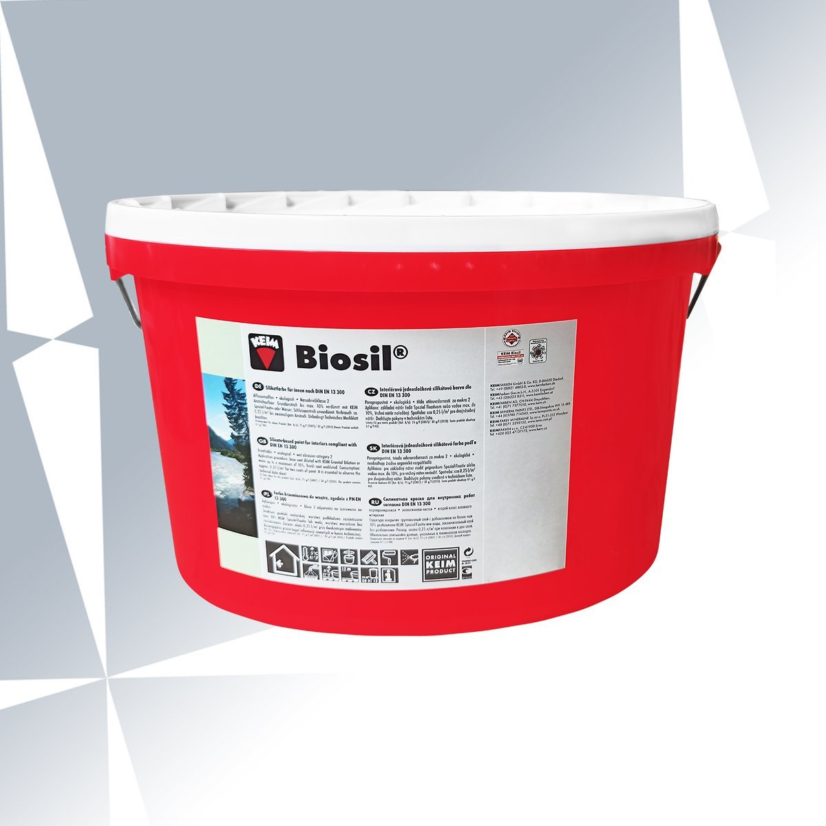 KEIM Biosil Innenfarbe Silikatfarbe Allergiker Weiß 5 L