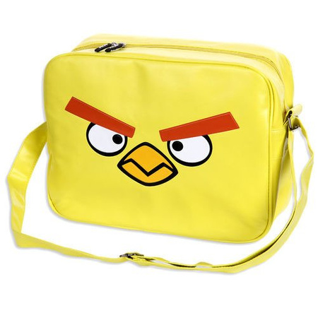 ANGRY BIRDS Zornige Vögel TASCHE SCHULE REISE SCHULTERTASCHE GELB Kindergeschenk