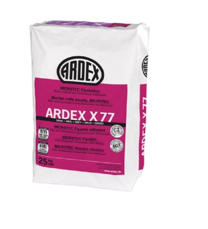 ARDEX X 77 Fliesenkleber Flexmörtel Flexkleber 25 kg 