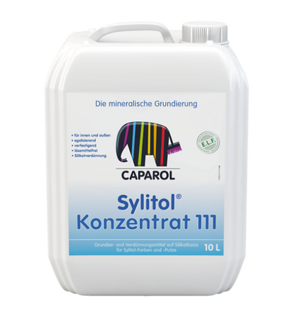 CAPAROL Sylitol Konzentrat 111 Mineralische Grundierung Wand Fassaden 10 Liter