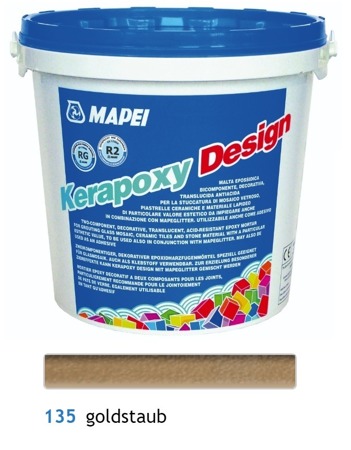 MAPEI Kerapoxy Design - Epoxidharzfugenmörtel Goldstaub 135 3 KG