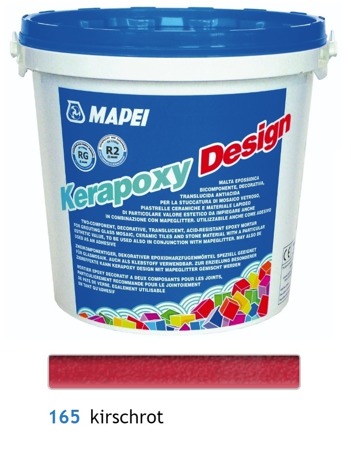 MAPEI Kerapoxy Design - Epoxidharzfugenmörtel Kitschrot 165 3 KG