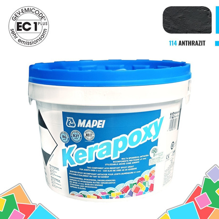 MAPEI Kerapoxy Epoxy Grout  Anhrazit Nr 114 2 kg