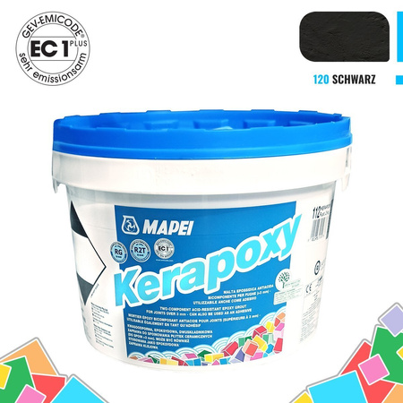 MAPEI Kerapoxy Epoxy Grout  Schwarz  Nr 120 2 kg