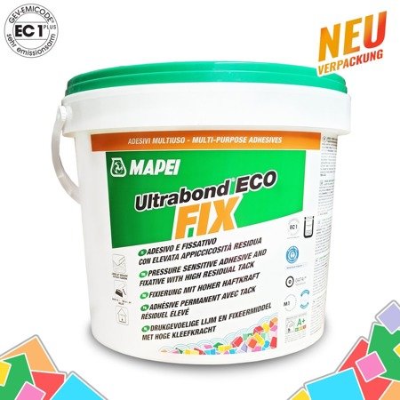 MAPEI Ultrabond Eco Fix TEPPICH PVC Kleber Teppichboden Beläge Fixierung 5-10 KG