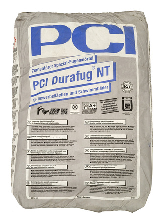 PCI Durafug NT Zementärer Spezial-Fugenmörtel Boden Fliesen 25 KG 16 Silbergrau 