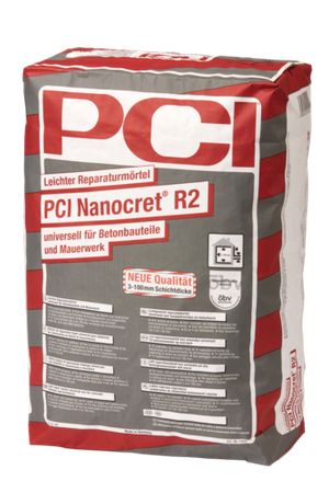 PCI NANOCRET R2 Reparaturmörtel für Betonbauteile und Mauerwerk 20 KG