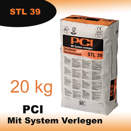 PCI STL 39 Standfeste Spachtelmasse leicht Boden Löchern Ausgleich 20 KG