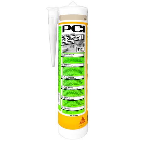PCI Silcofug E 12 x 310 ml Sanitär Silikon Dichtstoff - 02 Bahamabeige