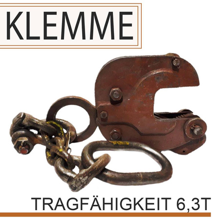 RENFROE Hebeklemme HAKEN Klemme TRAGFÄHIGKEIT 6,3T G2 Universelle Plattenklemme