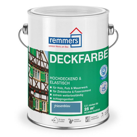 Remmers Aidol Deckfarbe 2,5 L Wetterschutzfarbe - Friesenblau