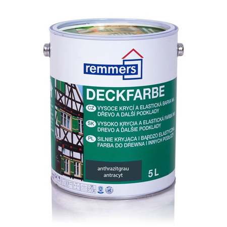Remmers Aidol Deckfarbe 5 L Wetterschutzfarbe Farbe Antrazit