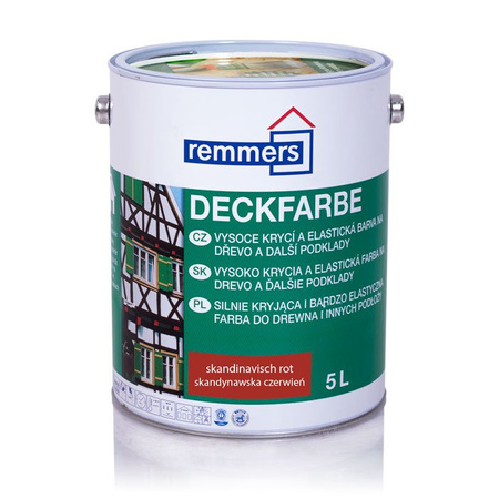 Remmers Aidol Deckfarbe 5 L Wetterschutzfarbe - Skandinavisch Rot
