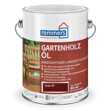 Remmers Aidol Gartenholz-Öl 2,5 L Terassen-Öl - Teak