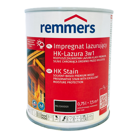 Remmers Aidol HK Lasur 0,75 L Holzlasur Holzschutz - Palisander