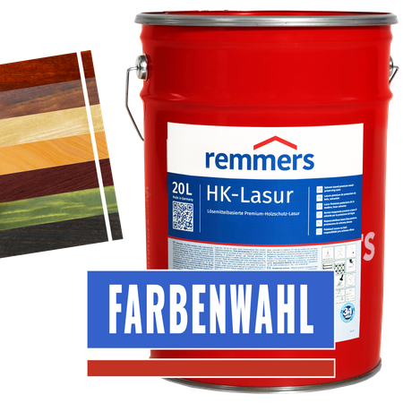 Remmers Aidol HK Lasur 20 L Holzlasur Holzschutz alle Farben