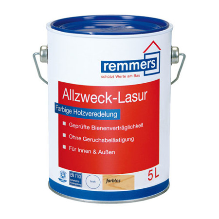 Remmers Allzweck Lasur 2,5 L Holzlasur Acrylat Lasur - Farblos