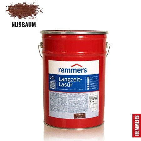 Remmers Dauershutz-Lasur Langzeit-Lasur UV 20 L Holzschutz Holzlasur - Nussbaum