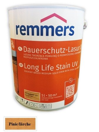 Remmers Dauershutz-Lasur Langzeit-Lasur UV 5 L Holzschutz - Pinie lärche