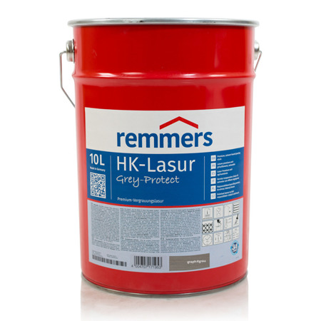 Remmers HK-Lasur Grey-Protect 10 L Holzlasur Holzschutz - Graphitgrau