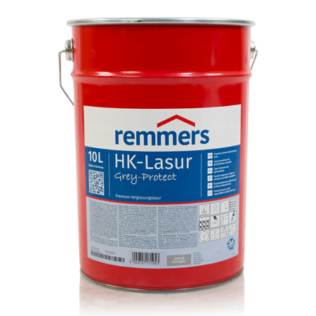 Remmers HK-Lasur Grey-Protect 10 L Holzlasur Holzschutz - Platingrau