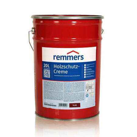 Remmers Holzschutz-Creme 20 L Holz Lasur für Außen - Teak