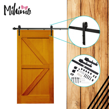Robust Schiebetürsystem Schiebetürbeschlag Laufschiene Holz Barn Door Classic