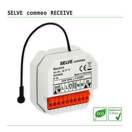 SELVE commeo RECEIVE Universaler Funk-Empfänger für viele Anwendungen NEU