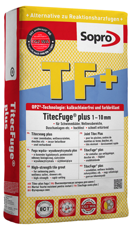 SOPRO TF+ TitecFuge Plus Fugenmörtel Mörtel 15 KG Anthrazit 66