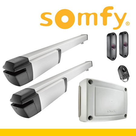 Somfy Ixengo L 3S RTS 24V SET EE pack Drehtorantriebe 2-flüglig 400 kg Gewicht