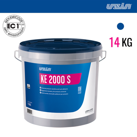 UZIN KE 2000 S Universal-Nass- und Haftklebstoff KLEBER für Vinyl- PVC 14 kg