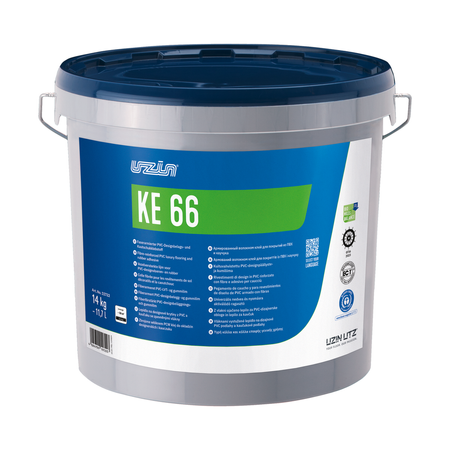 UZIN KE 66 Faserarmierter Nass-Klebstoff  PVC, Vinyl, Designbelag 14 kg 