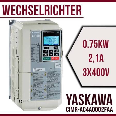 YASKAWA Strom Messwandler Frequenzumrichter Wechselrichter CIMR - AC4A0002FAA 