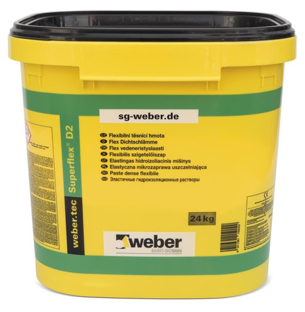 weber.tec Superflex D 2 6kg Flexible Dichtungsschlämme 