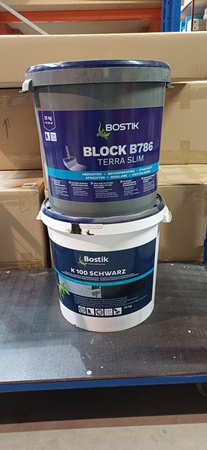 OUTLET Bostik BLOCK B786 TERRA SLIM Abdichtung dichtmasse Keller Wand 25 KG