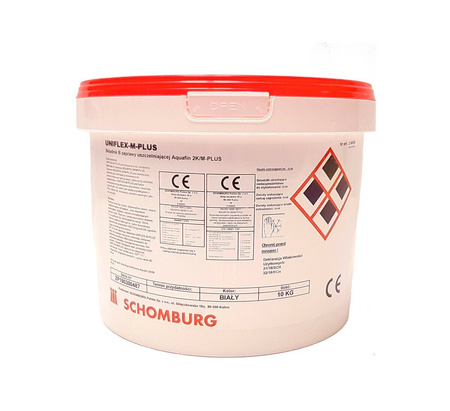 SCHOMBURG Aquafin 2K/M-PLUS Flexible Dichtungsschlämme Abdichtung 35 KG Grau A+B