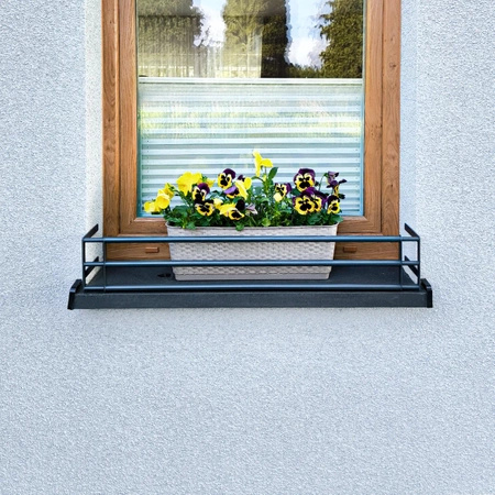 MODERN STYLE Blumenkastenhalter für Blumenkästen auf der Fensterbank