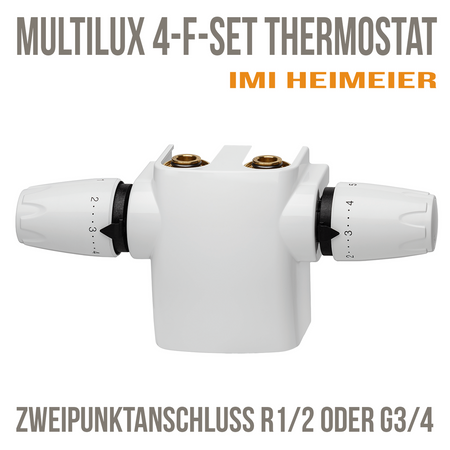 IMI HEIMEIER Multilux 4-F  für Fußbodenheizung und Heizkörper weiß 9690 57 800 