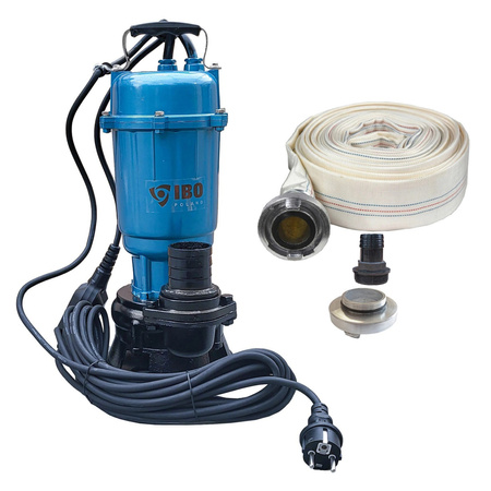 IBO Abwasserpumpe Magnum 3750 für Kläranlagen & Abwassertanks Schwimmer 230V 20m