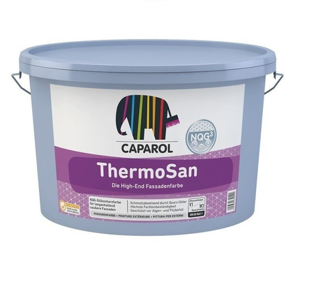 CAPAROL Thermosan NQG Siliconharz Fassadenfarbe 12,5 L Weiß
