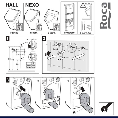 Outlet Roca NEXO Pissoir Urinal Soft-Close-Deckel Zulauf von hinten Weiß