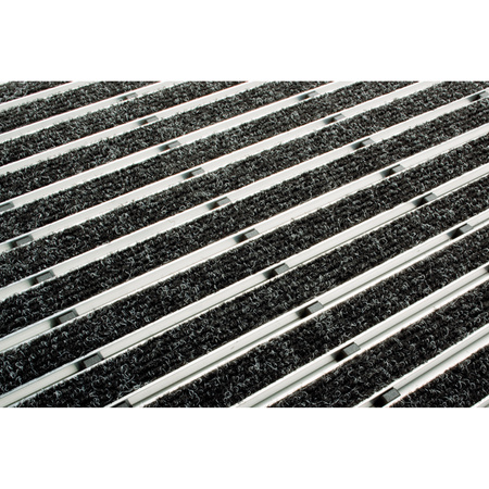 ACO 37255 – Indoor-Schuhabstreifer Rips mit Aluminiumrahmen 75×50 cm, anthrazit