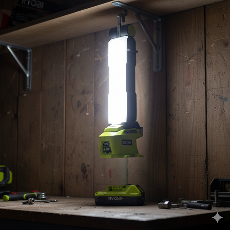 Ryobi R18ALF-0 18 V ONE+ Akku-Arbeitsleuchte mit 2 Modi (ohne Akku)